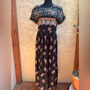 Vintage 90’s Cottagecore Floral Maxi Dress